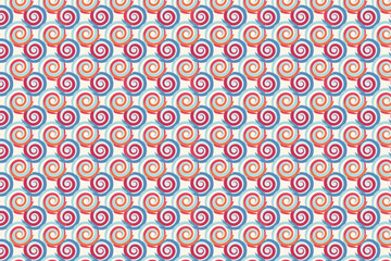 Abstract Swirl Pattern Background with Vibrant Shapes and Dynamic Design