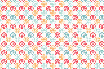Abstract Swirl Pattern Background with Vibrant Shapes and Dynamic Design