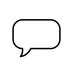  speech bubble sign symbol vector icon