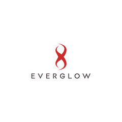 A sleek logo combining elegance and infinity, symbolizing endless radiance and vitality.


