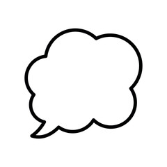  speech bubble sign symbol vector icon