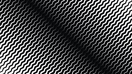 Black and white zig zag stripes line pattern abstract background for backdrop or fabric style