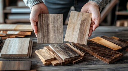 Exploring the Beauty of Various Wood Types: A Visual Journey Through Different Textures and Tones.