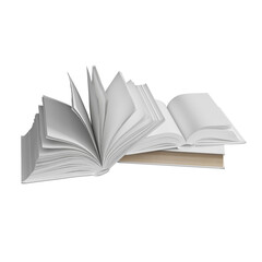 Free PNG two open books with one that says  the one is white  with a white cover