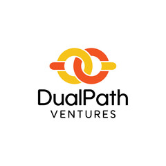 This logo represents pathways and connectivity, perfect for innovative ventures or collaborative platforms. The dynamic design emphasizes progress and vision.