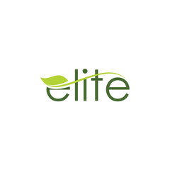 Combining elegant typography with a green leaf motif, this logo exudes balance and natural vitality. Ideal for eco-friendly or organic-focused brands.