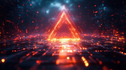 Fototapeta premium a desktop wallpaper made of a minimalist hud dark backgroun