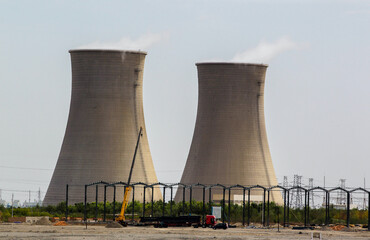 Thermal power plant in Xinjiang in China.