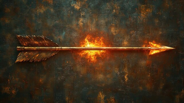 arrow symbolising god s judgment and wrath christian symbols and icons digital illustration