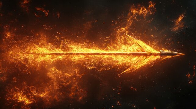 arrow symbolising god s judgment and wrath christian symbols and icons digital illustration