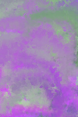 Abstract watercolor background in green and pink colors