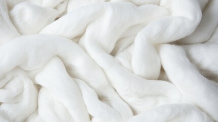 Soft White Texture of Blanket Fabric for Cozy Home Decor and Crafts