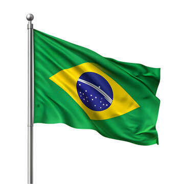 recommend clip art: brazil flag waving transparent background