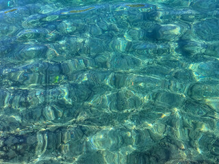 Sea water aqua surface natural background.