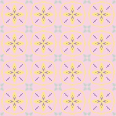 seamless background with flowers