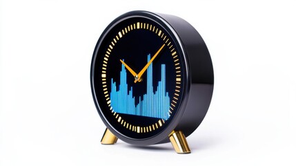 Vintage Analog Dashboard Gauge with Colorful Data Display