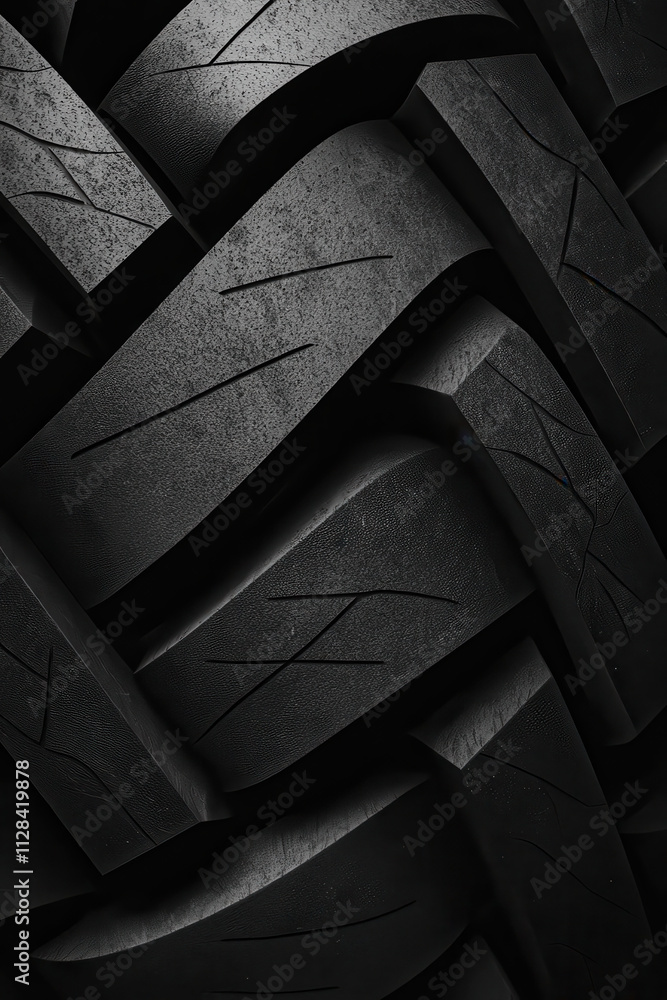 Poster explore the robust design and advanced engineering of modern vehicle tires: unveiling the texture an