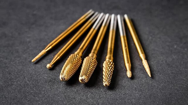 close up of Dental drill with nano coating