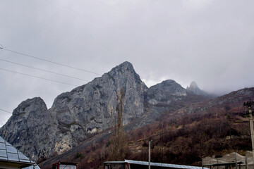 ski resort in the mountains