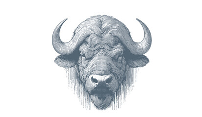 Naklejka premium Buffalo Vector