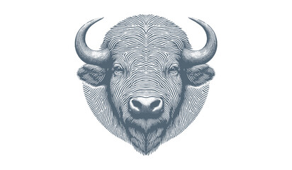 Naklejka premium Buffalo Vector