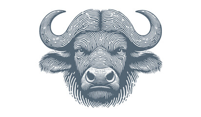 Naklejka premium Buffalo Vector