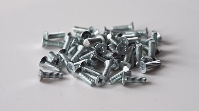 video hardware screws with countersunk head