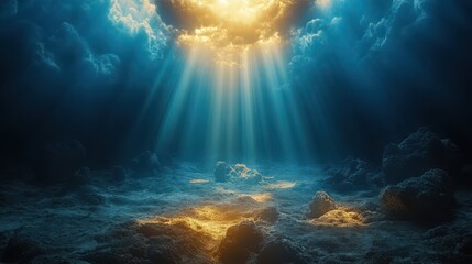 creation genesis 1 n 2 4 llet there be light the first light in the infinite darkness