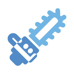 A digital illustration of a stylized blue feather