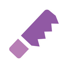 Fototapeta premium Abstract purple shapes forming a stylized design