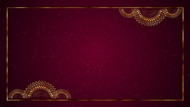 Invitation card for auspicious Indian days, House Warming, Puja, Wedding, Engagements, Spiritual activities, Decorative frames Luxury Geometric wedding label card frame wedding invitations, Ramadan
