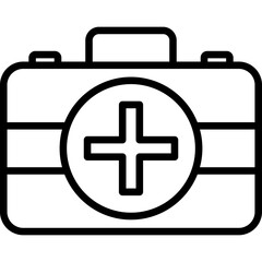 Obraz premium Medical kit Icon