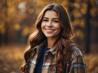 Naklejka premium portrait of a woman