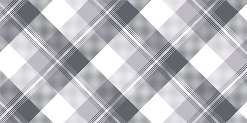Vector checkered pattern. Tartan, textured seamless twill for flannel shirts, duvet covers, other autumn winter textile mills. Vector Format