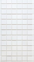 Clean White Tile Wall Pattern