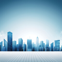 Fototapeta premium abstract city skyline background