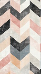 Geometric Chevron Pattern Design for Home Decor