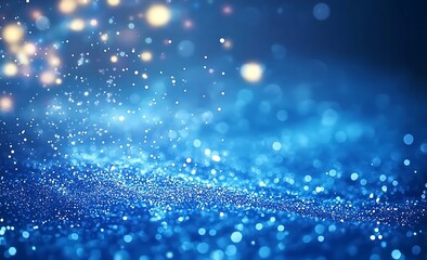 A beautiful winter background of light blue with snowflakes