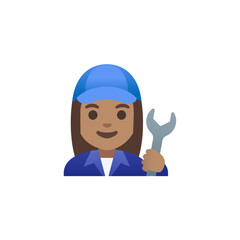 Woman Mechanic Emoji
