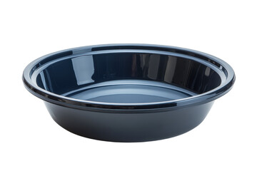 Simple black plastic bowl suitable for various serving and storage needs at home or events