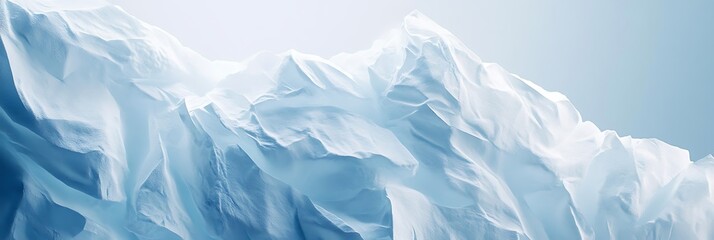 A beautiful winter landscape with snow-covered background