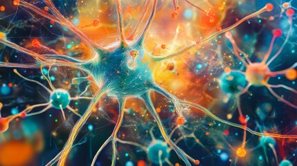 Abstract Representation of Neural Networks in Vibrant Colors