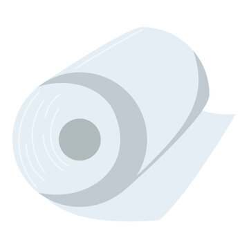 recommend clip art: Tissue paper flat vector illustration, toilet paper roll clip art, rolls of paper towels clipart image, isolated on white background