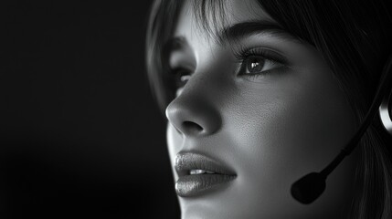 Serene Introspection - Futuristic Portrait with AI Artistry