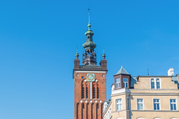 Obraz premium St. Catherine's Church. the oldest church in Gdansk, Poland.