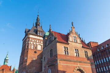 Obraz premium The Torture Room and Prison Tower in Gdansk, Poland.