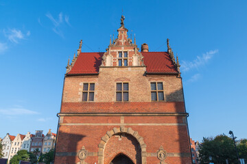 Obraz premium The Torture Room and Prison Tower in Gdansk, Poland.