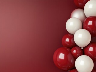 Red and Silver Balloon Celebration