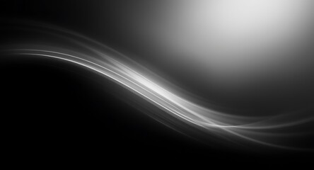Abstract Monochrome Swirl:  A mesmerizing interplay of light and shadow, creating a captivating abstract design with a graceful, flowing wave in a minimalist, monochrome palette.  