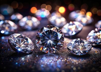 Night Sparkle diamonds:  Exceptional rarity and cost, ideal for bespoke high-end jewelry.